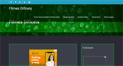 Desktop Screenshot of filmesdificeis.com.br